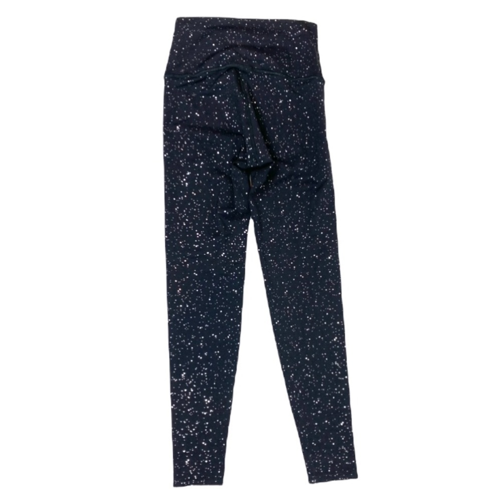 WITH Wear it to Heart Black Silver Freckle Dot Leggings Size Medium - Picture 4 of 11